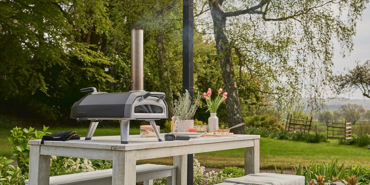 Ooni Karu 2 four à pizza bois/gaz extérieur, portable, cuisson pierre