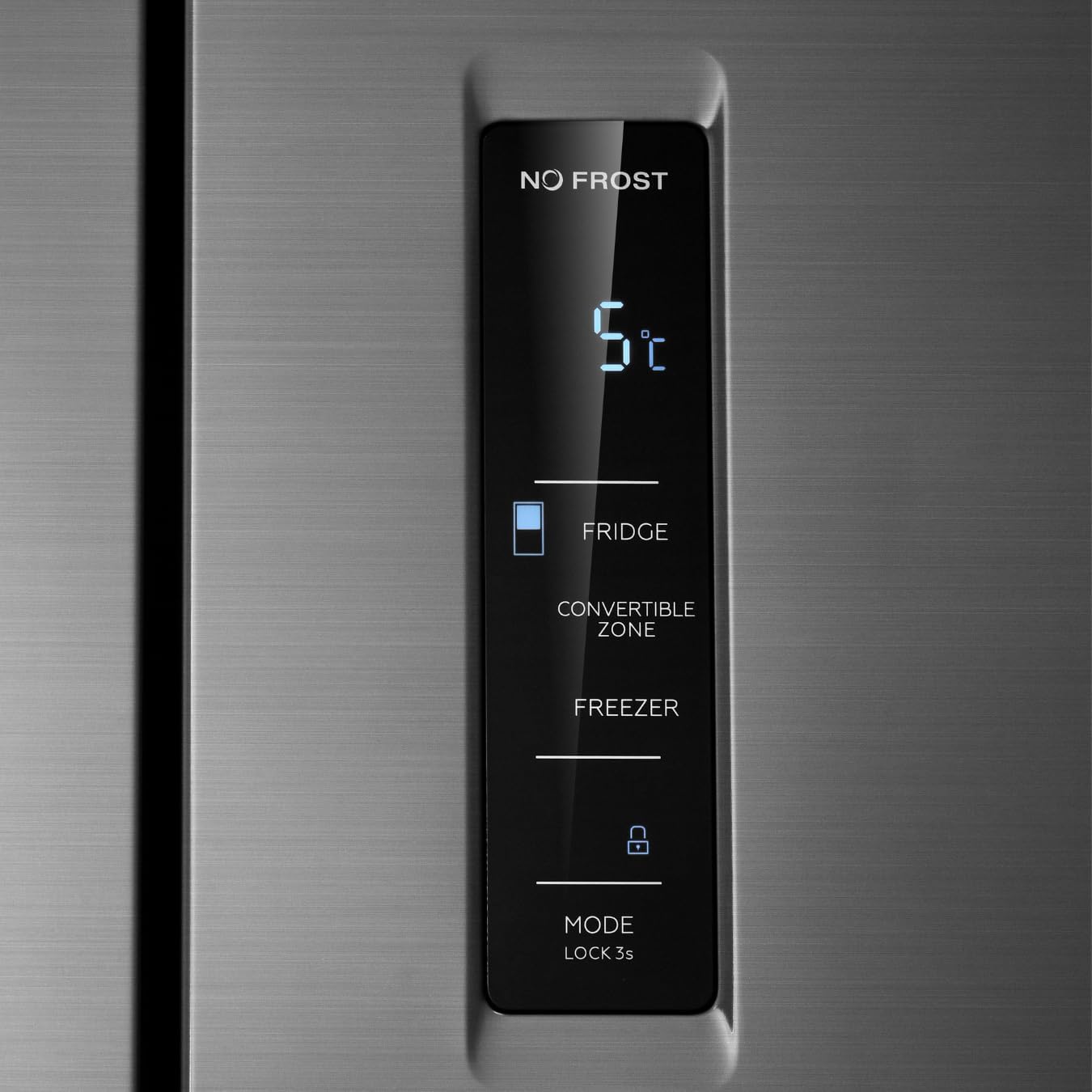 GEDTECH réfrigérateur multi-portes 470L avec distributeur eau, inox