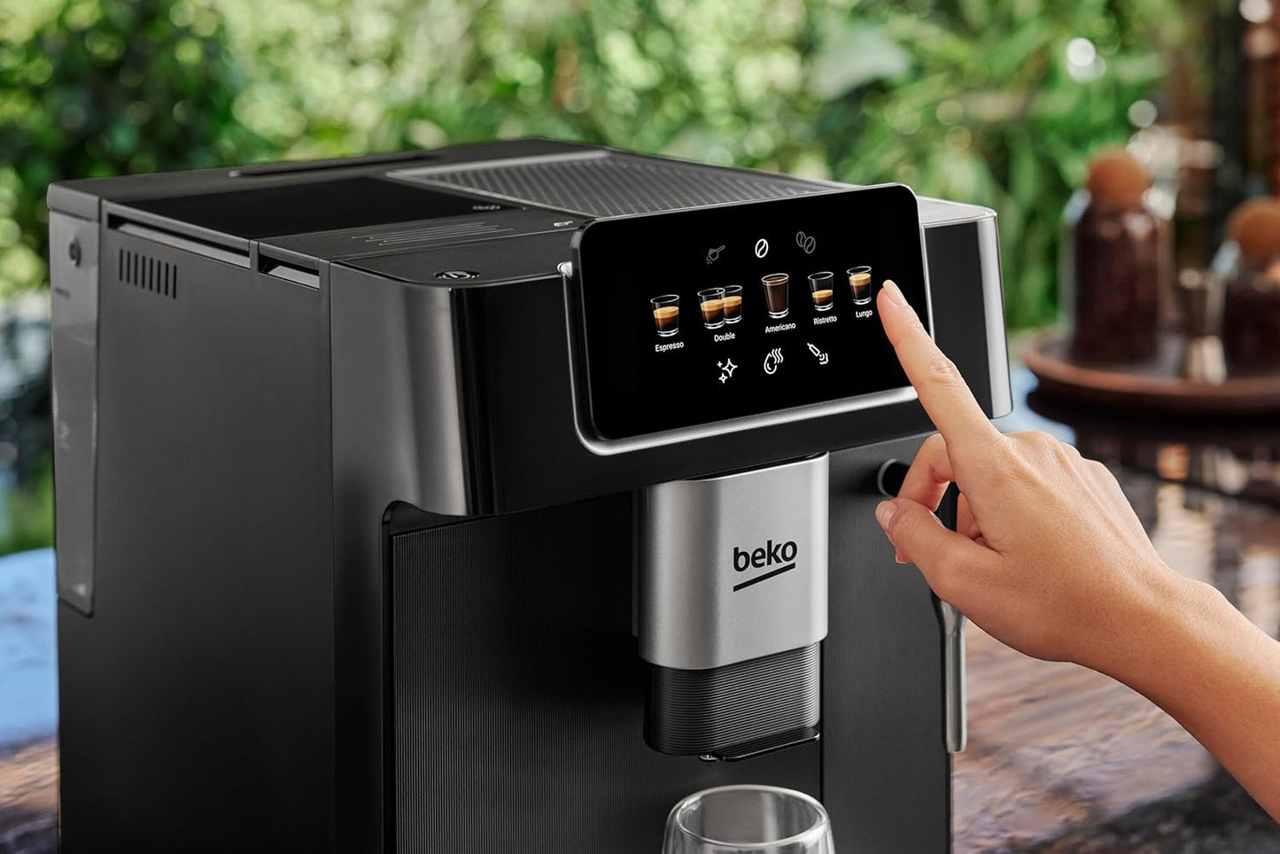 BEKO machine expresso automatique café moulu ou grain