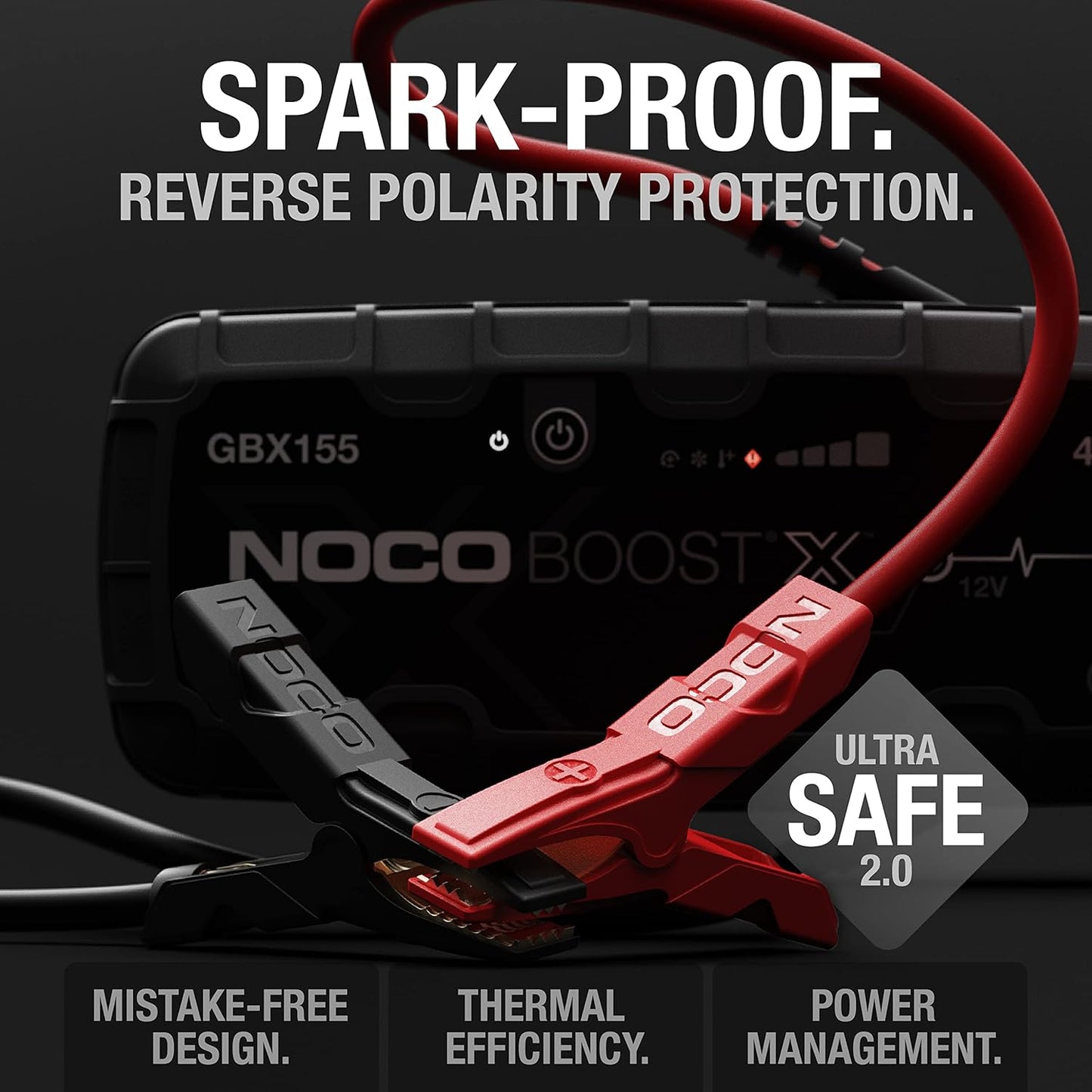 NOCO Boost X GBX155 Booster Batterie 4250A USB-C pour moteur essence/diesel