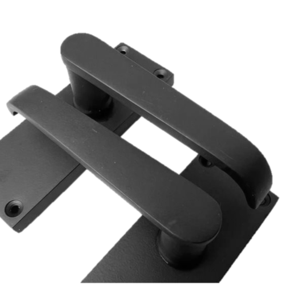 Poignées de porte droites MULTIPACK - Noir mat 1/4/6 paires