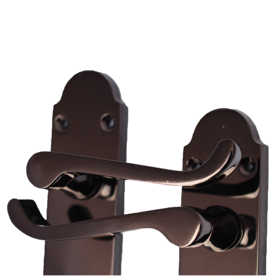 Poignée de porte Epsom à levier à défilement - Nickel noir