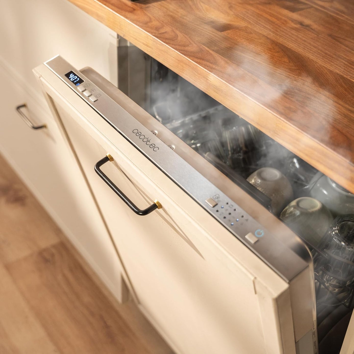 Cecotec lave-vaisselle intégré 60cm Bolero 6500, 15 couverts, 6 programmes, inverter