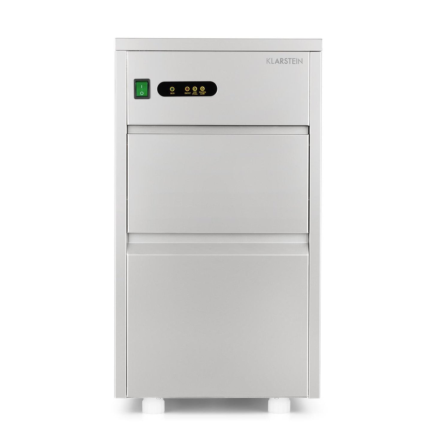 Klarstein Powericer XL machine à glaçons pro, 20kg/24h, 3.5kg réservoir, argent