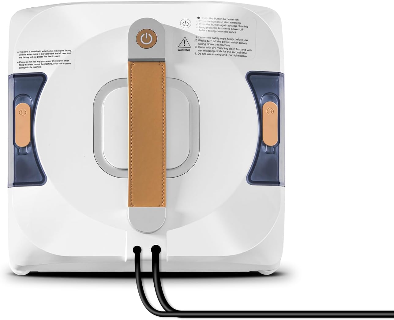 Robot laveur de vitre double pulvérisation, réservoir 110ml, intérieur/extérieur