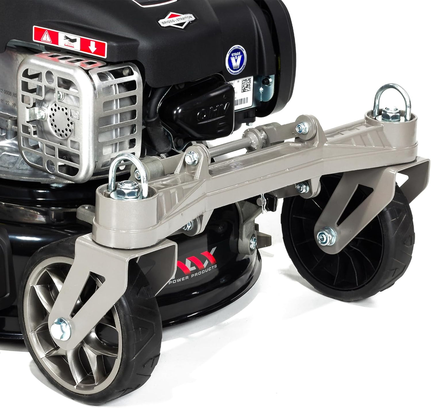 NAX 1000S tondeuse thermique 125cm³, 42cm, panier 45L, moteur B&S, entraînée