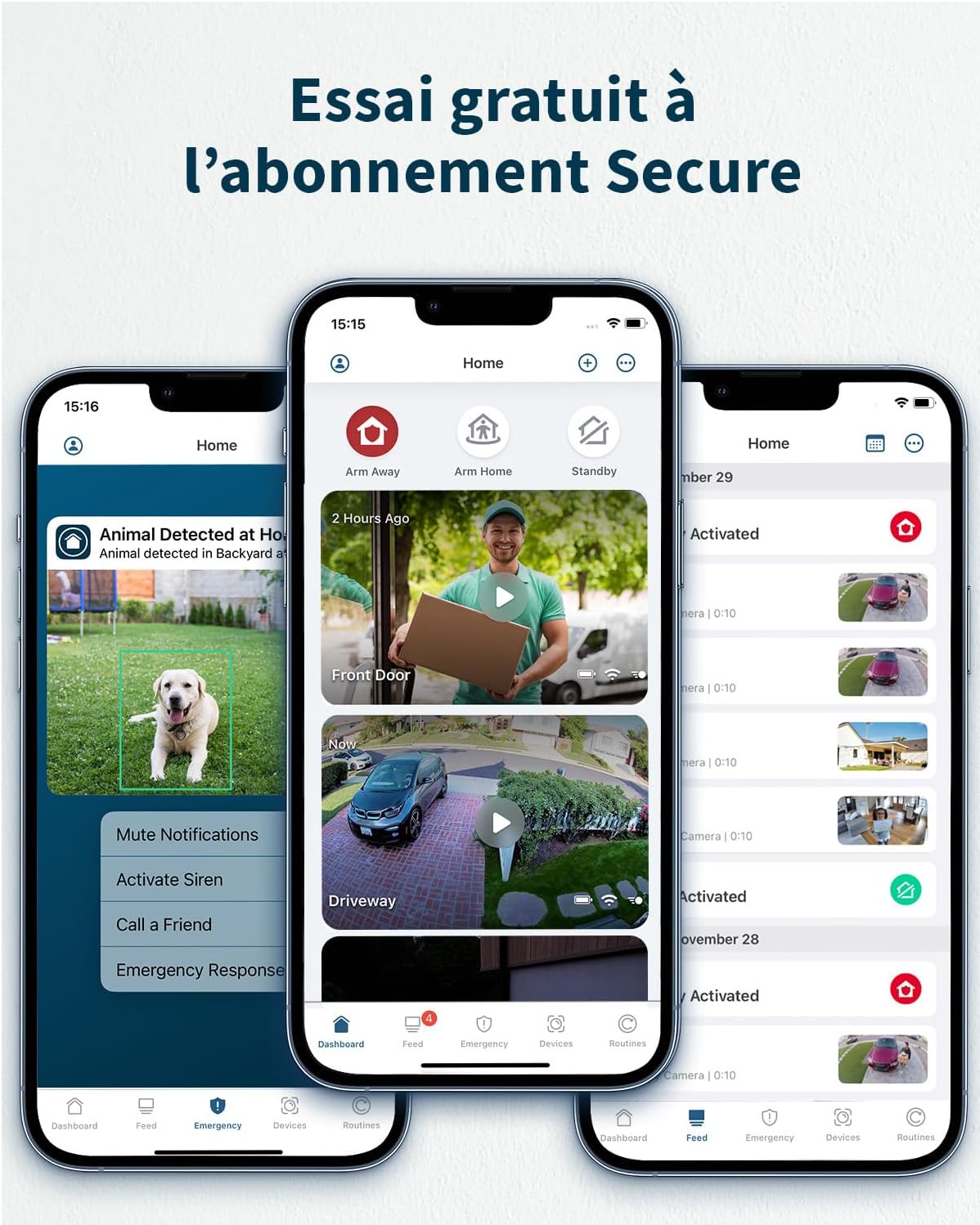 Arlo Essential 2 2K XL, 2 caméras extérieures sans fil, vision couleur, 24 mois