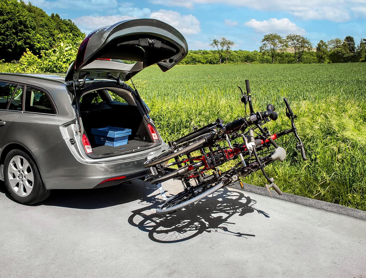 EUFAB porte-vélos Premium 11522 pour 3 vélos, attelage, pliable