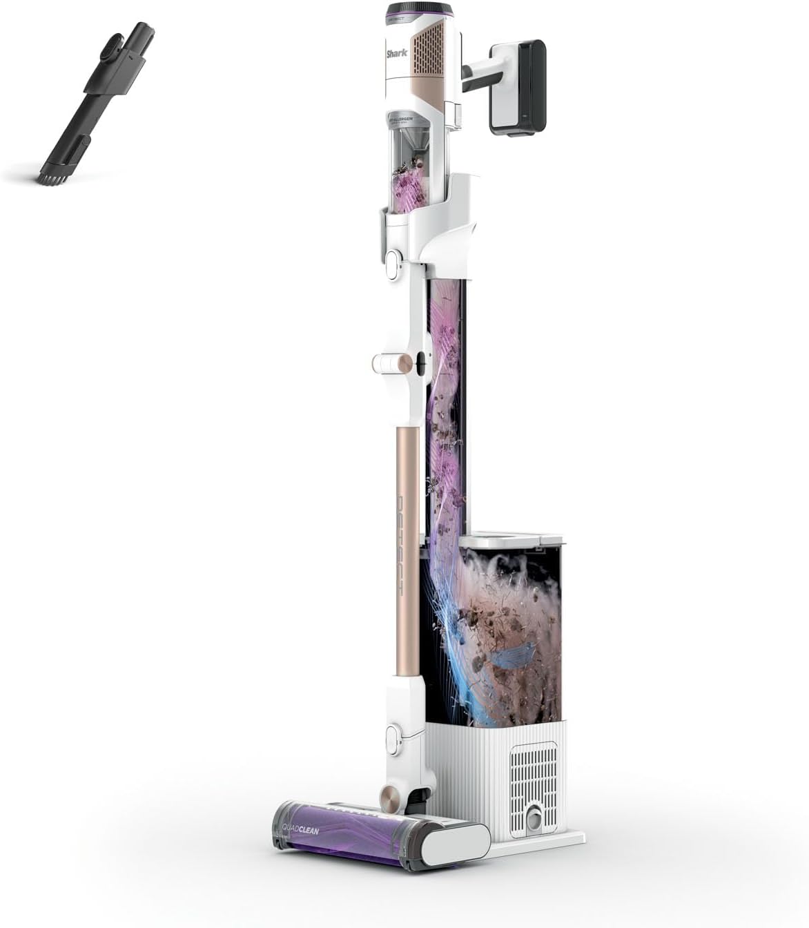 Shark IW3612EU aspirateur balai base 2L, 60min, saleté détectée, sans enchevêtrement