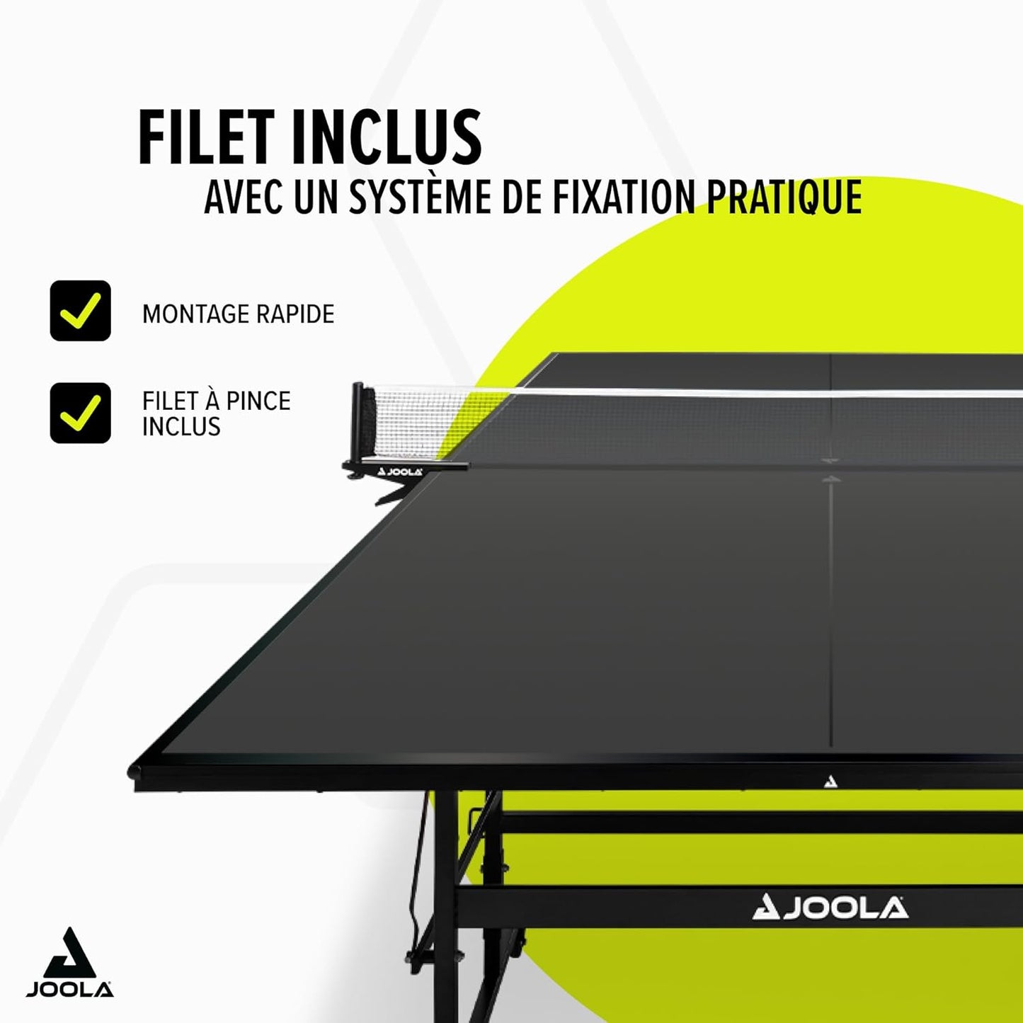 JOOLA table ping-pong Inside 274x152.5x76cm, pliable, filet inclus