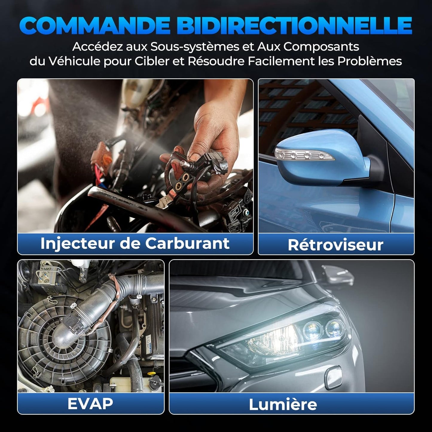 TOPDON ArtiDiag Pro valise diagnostic auto, 100 marques, 35+ services, codage ECU