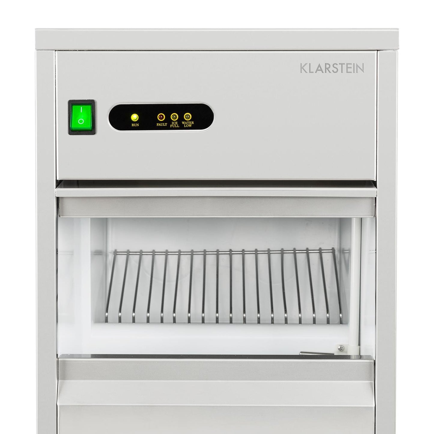 Klarstein Powericer XL machine à glaçons pro, 20kg/24h, 3.5kg réservoir, argent