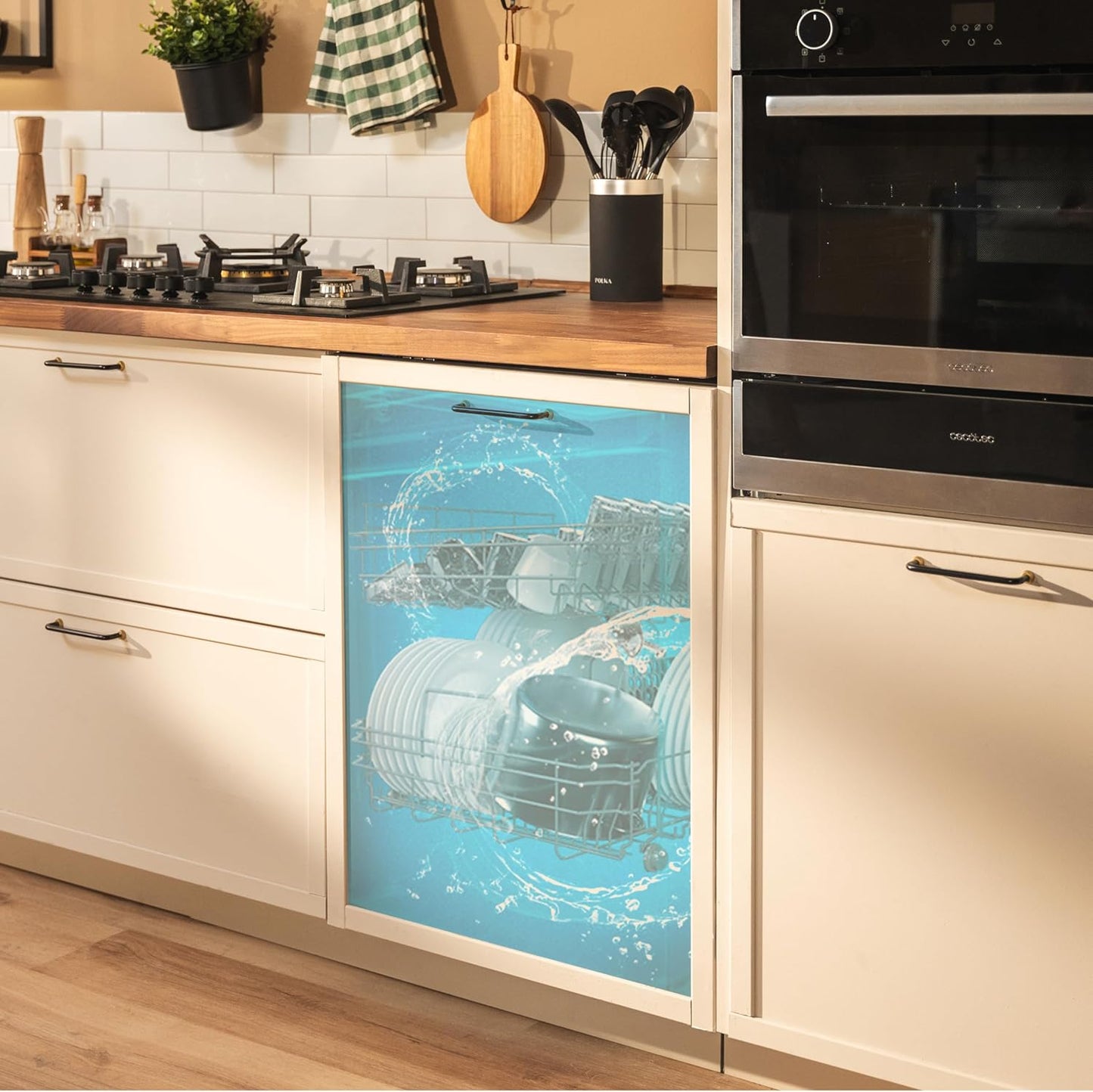 Cecotec lave-vaisselle intégré 60cm Bolero 6500, 15 couverts, 6 programmes, inverter