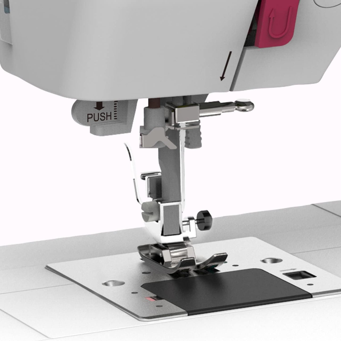 Bernette Sew&Go8 machine à coudre ordi, 197 programmes, bras libre, blanc