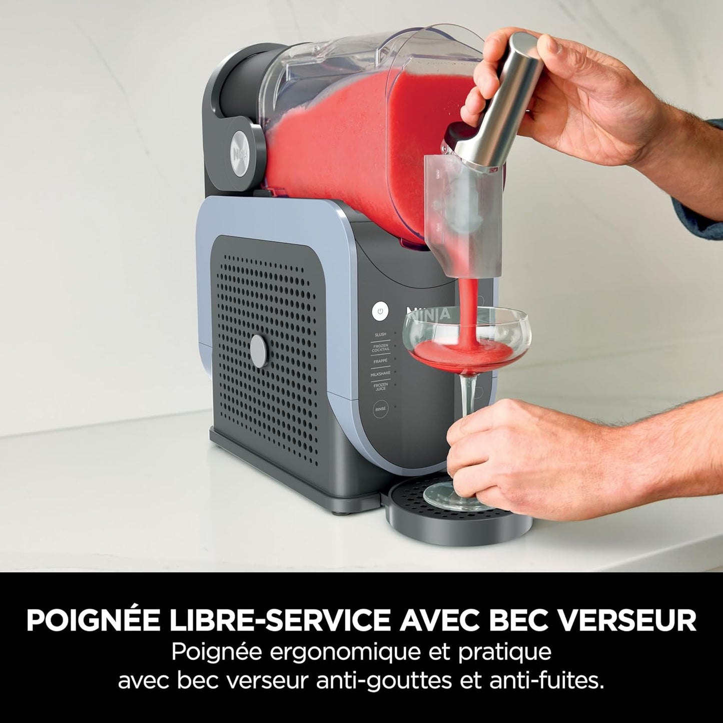 Ninja SLUSHi machine boissons glacées 1.9L, milkshake, TikTok, sans glace