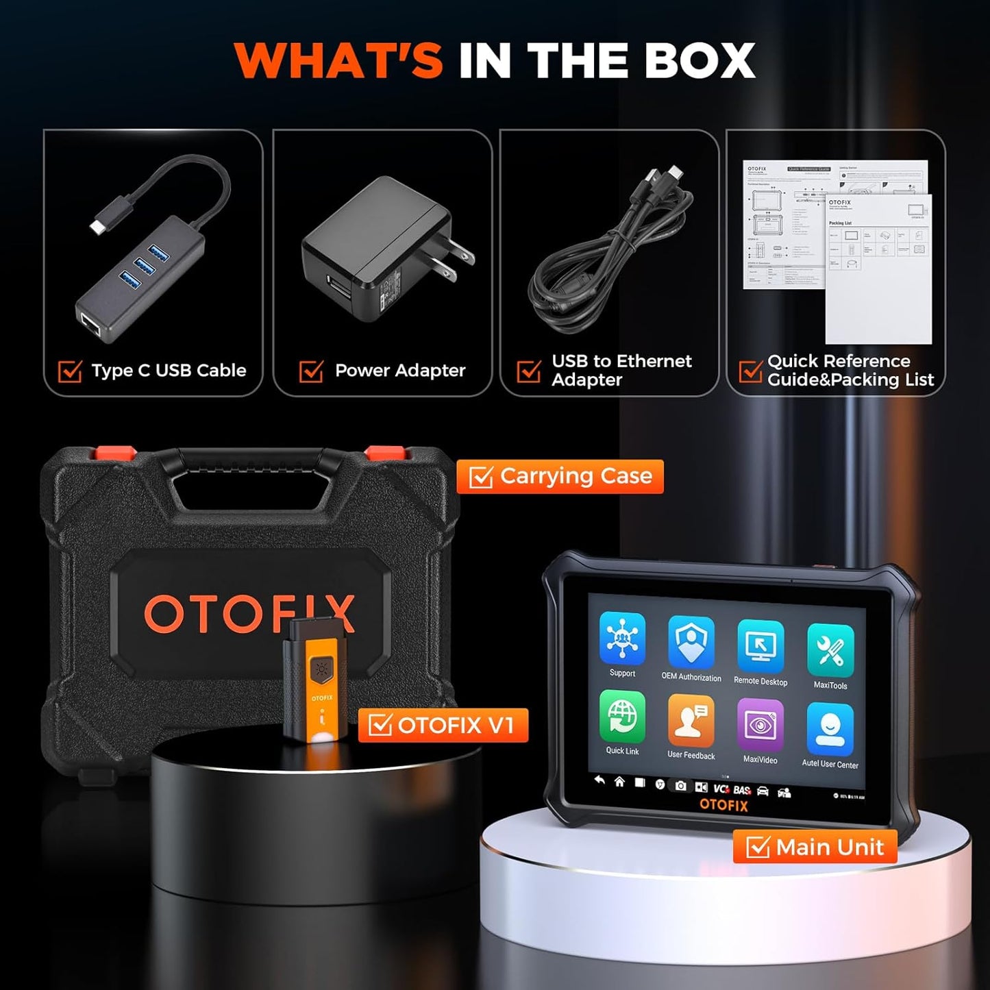 OTOFIX D1 Lite valise diagnostic auto 2025, 38+ fonctions, mises à jour 2 ans