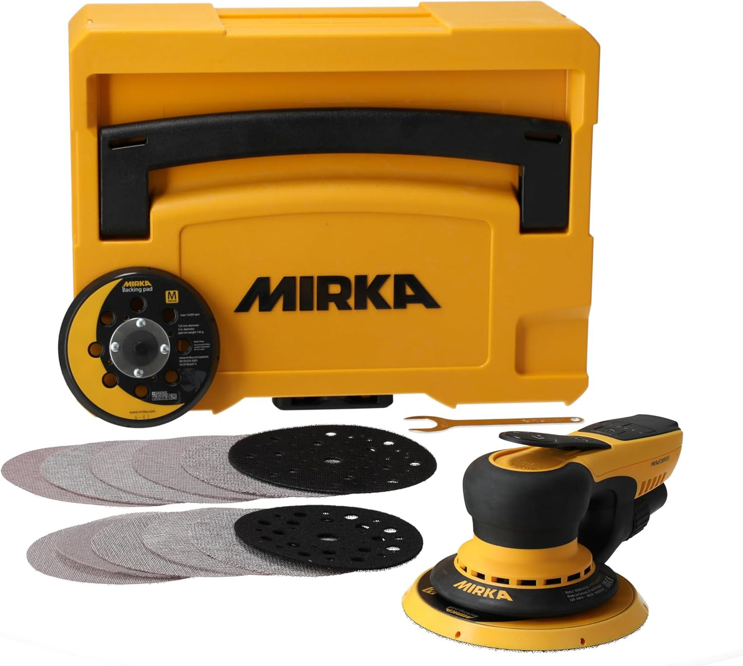 Mirka DEROS II 5650 ponceuse excentrique Ø125/150mm, course 5mm, aspiration intégrée