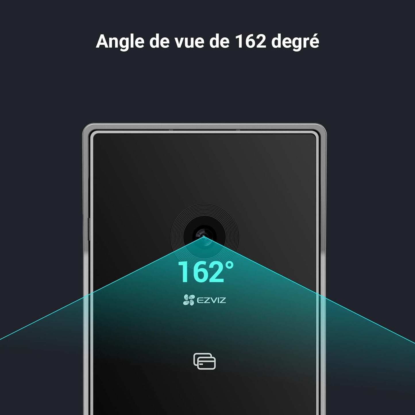 EZVIZ HP7 interphone vidéo 2K, écran tactile 7", RFID, WiFi dual-band, étanche