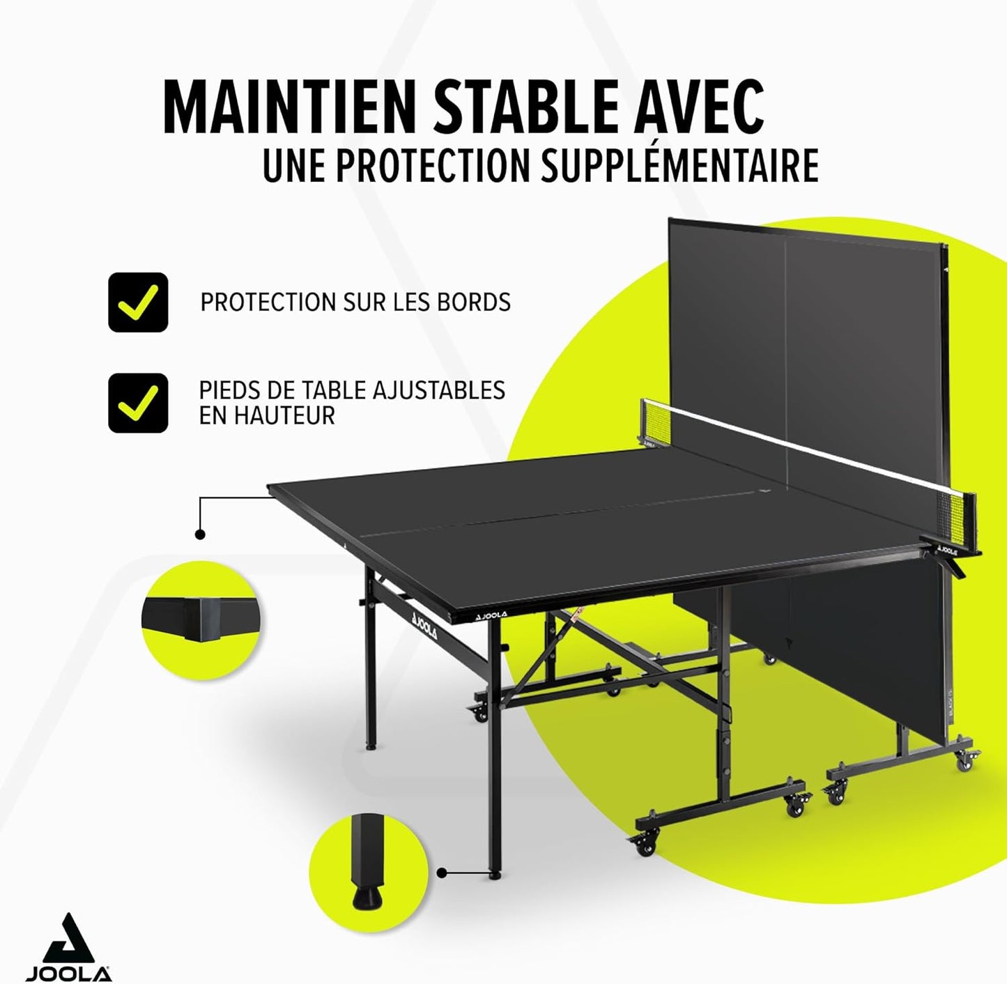 JOOLA table ping-pong Inside 274x152.5x76cm, pliable, filet inclus