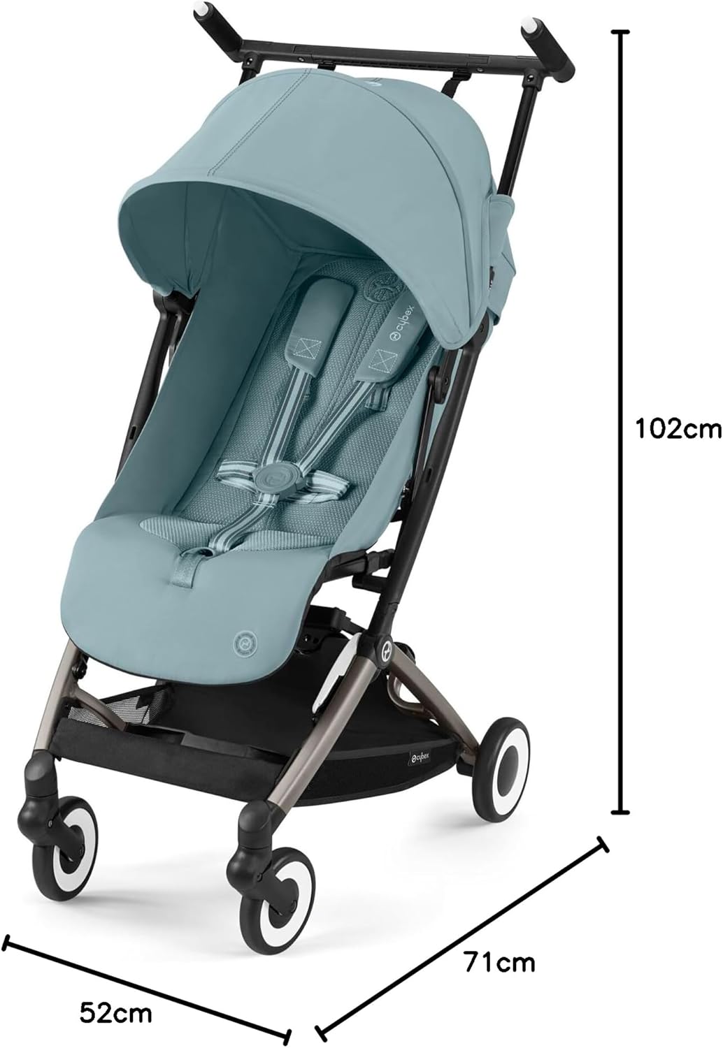 Cybex Libelle TPE Stormy Blue, poussette compacte bleue légère
