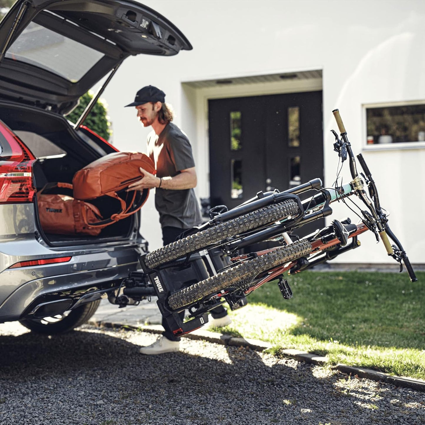 Thule EasyFold XT porte-vélos attelage 2 vélos, noir/aluminium