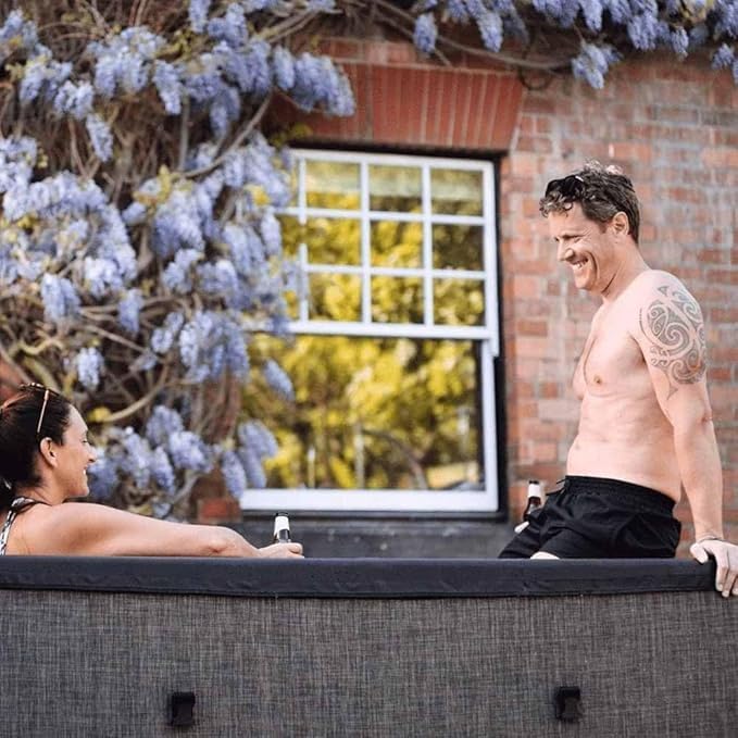 NETSPA Spa Celestia carré semi-rigide 6 places, mousse, 1100L, Ø180xH70cm