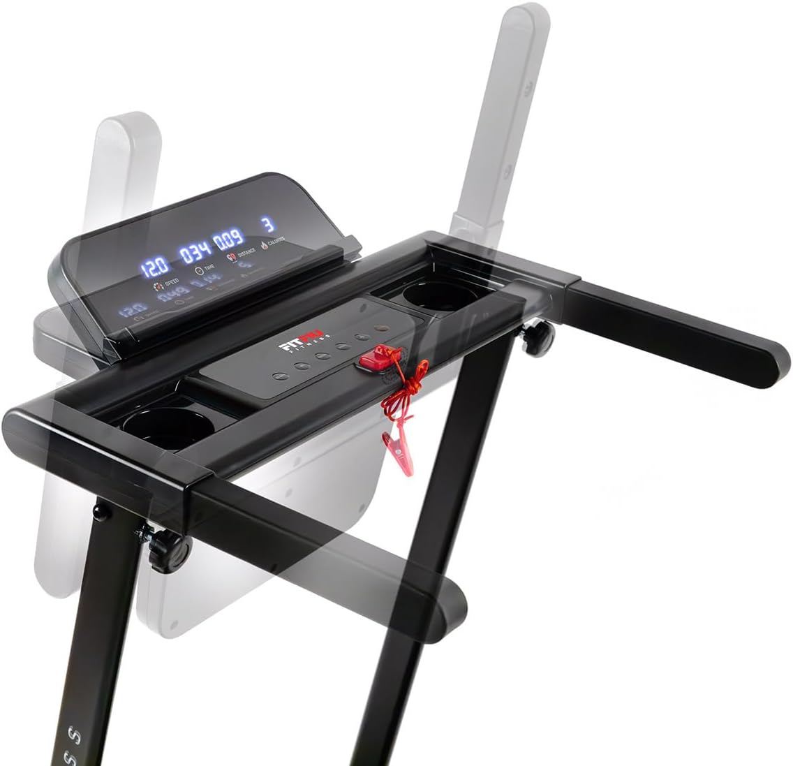 FITFIU MC-160 tapis de course/marche 2-en-1, Bluetooth, app, compact