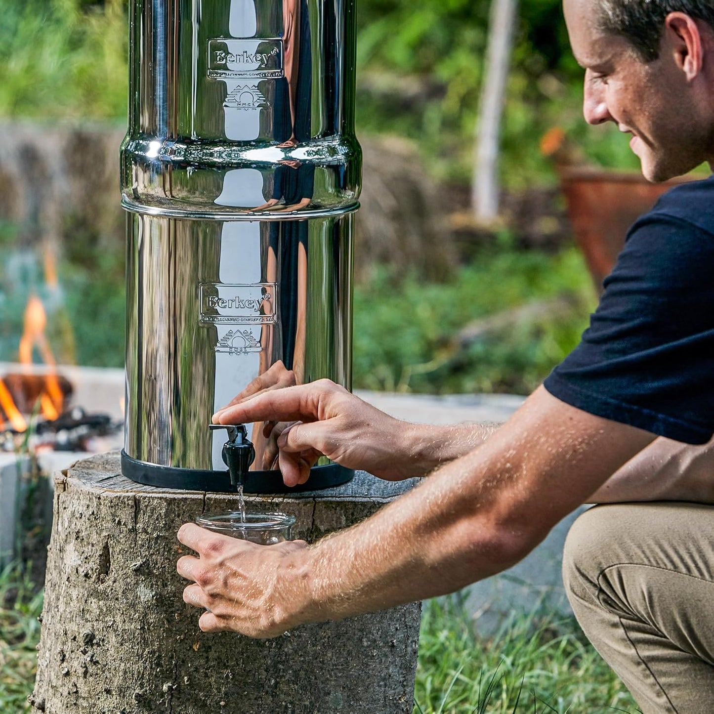 Big Berkey système filtre eau 8L inox gravité + 2 filtres BB9-2