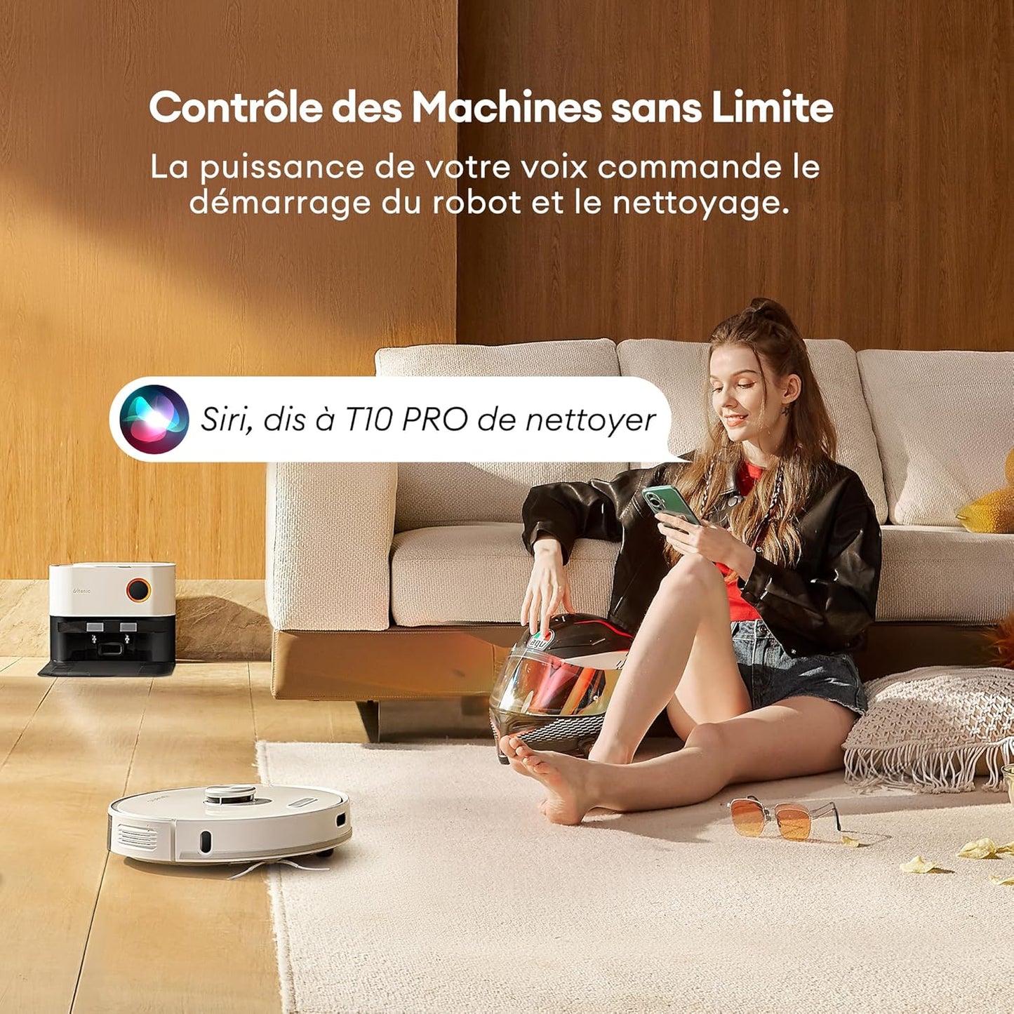 Ultenic T10 Pro robot aspirateur laveur, 4000Pa, lidar, auto-vidage, Alexa