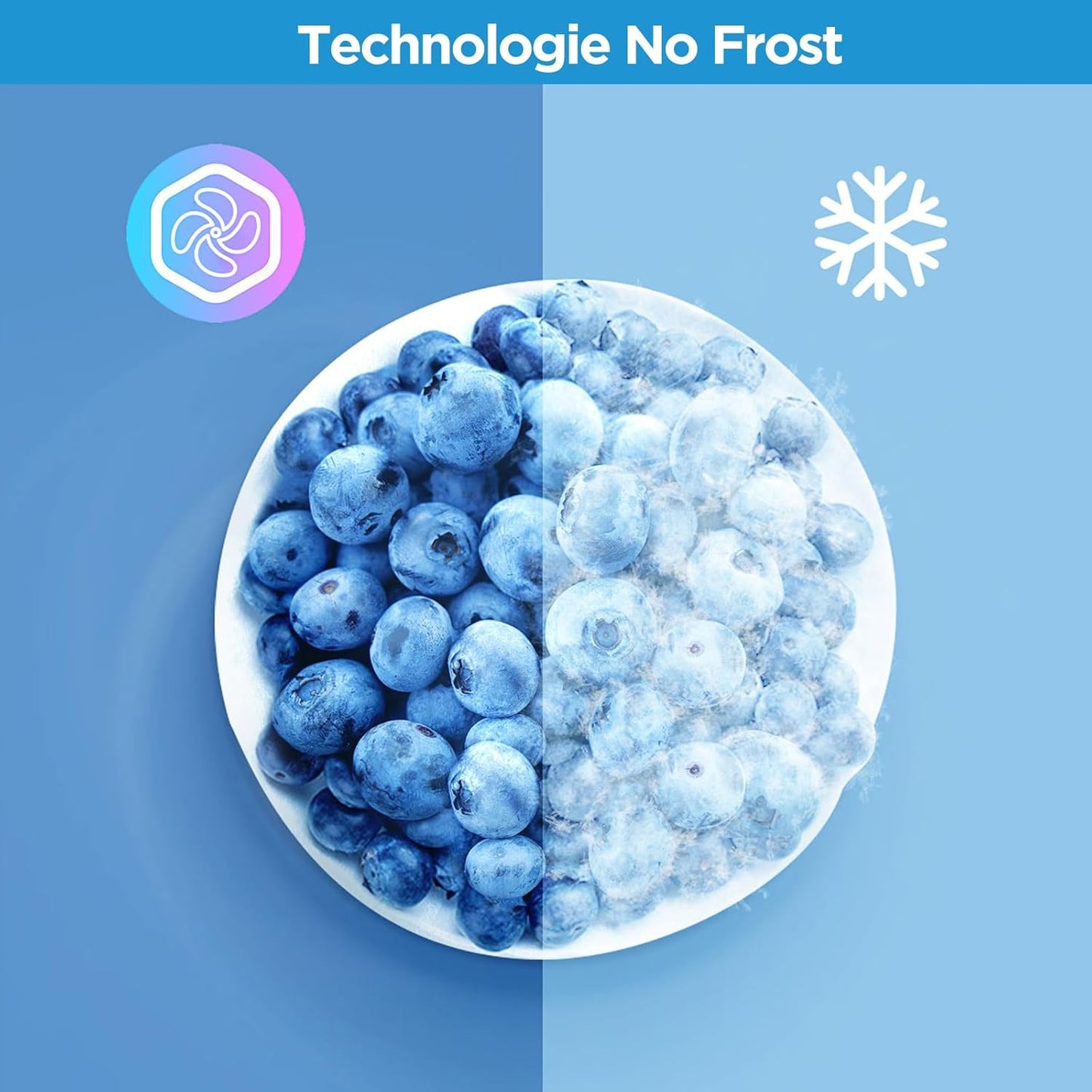 Comfee' RCS609IX2 frigo américain 460L, no frost, inverter, inox, double zone