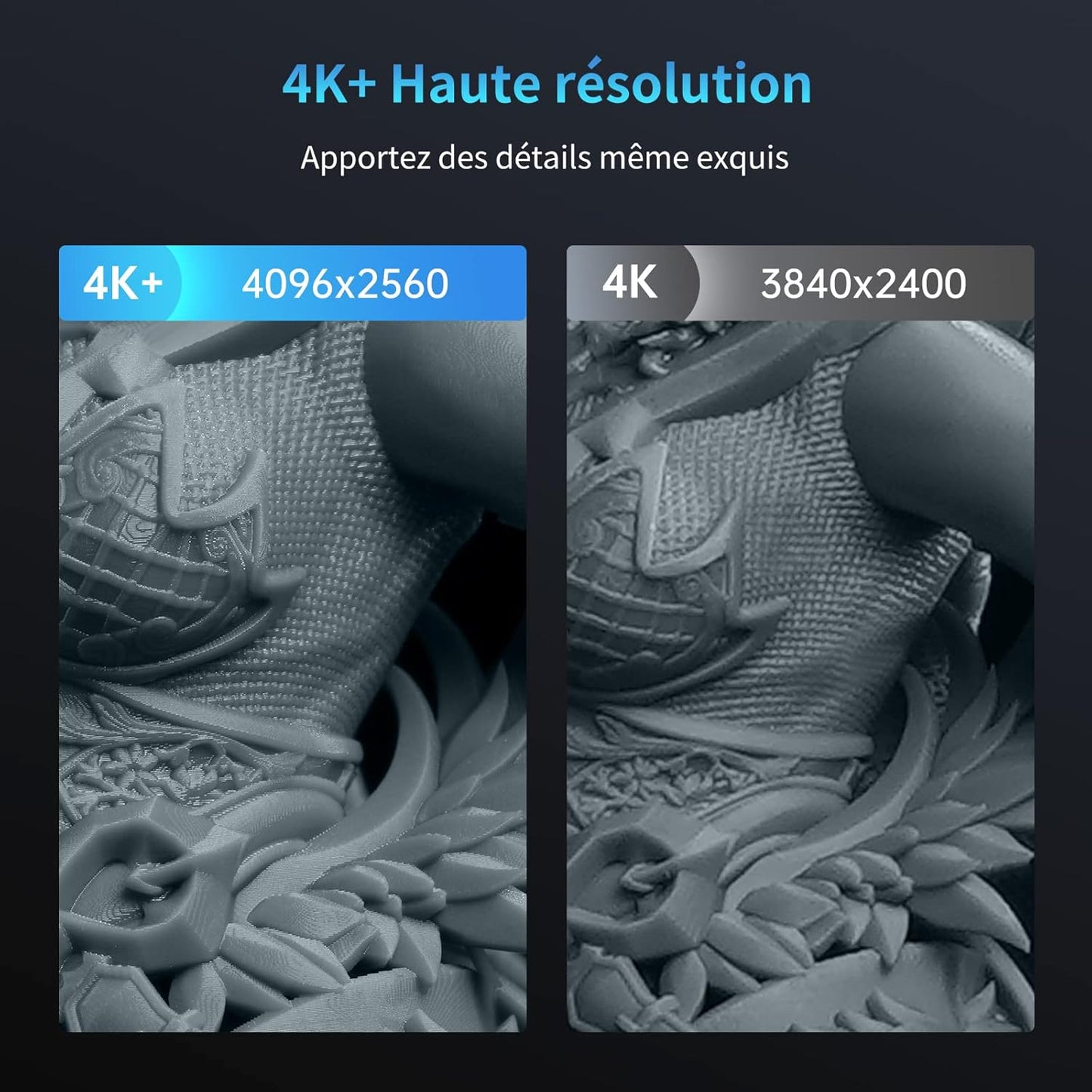 ANYCUBIC Photon Mono 2 imprimante 3D résine 4K, débutants, 143×89×165mm