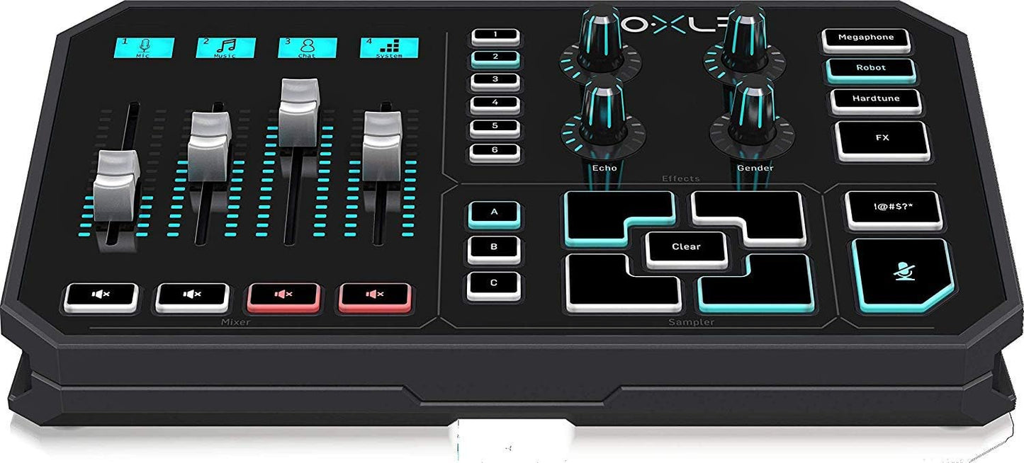 TC Helicon GoXLR mixage 4 canaux, effets vocaux, faders motorisés, PC