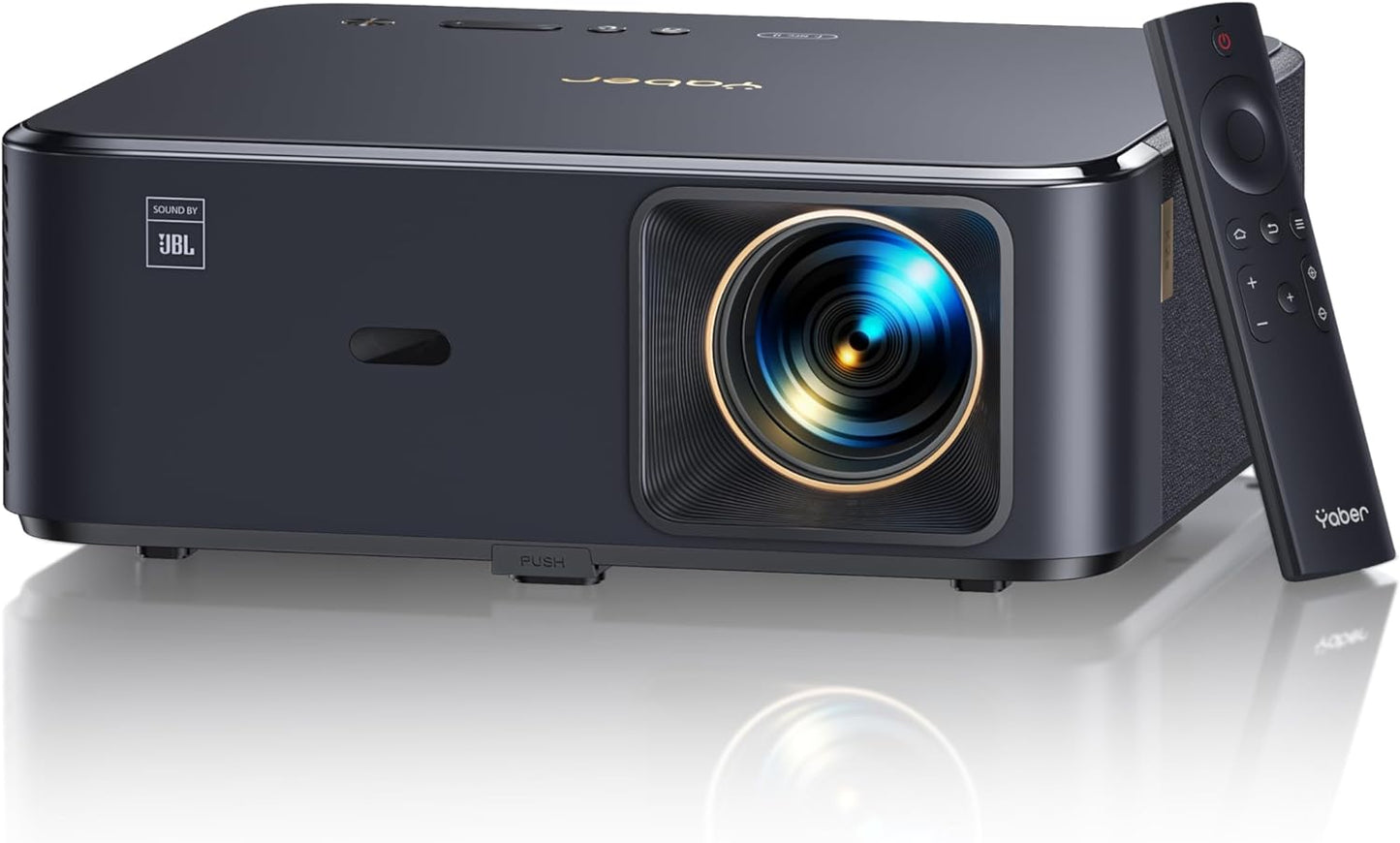 YABER K2s projecteur 4K 1200 ANSI, JBL 20W, WiFi6, BT 5.2, auto focus, Google TV
