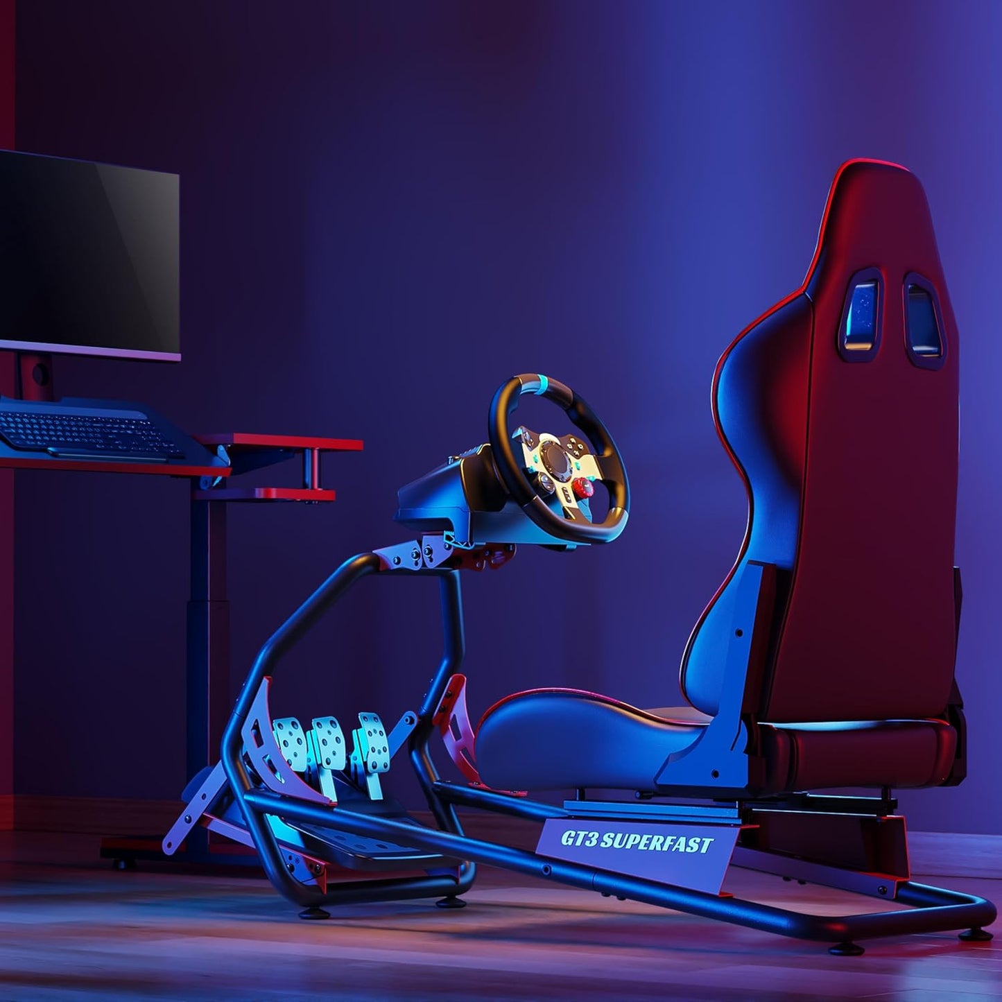 OPLITE GT3 Superfast V2 cockpit SIMRACING GT/Rally, débutant