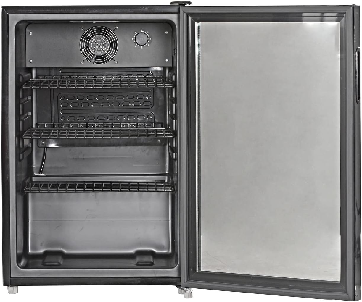 METRO réfrigérateur boissons GSC2125B 118L, métal/verre, avec serrure, noir