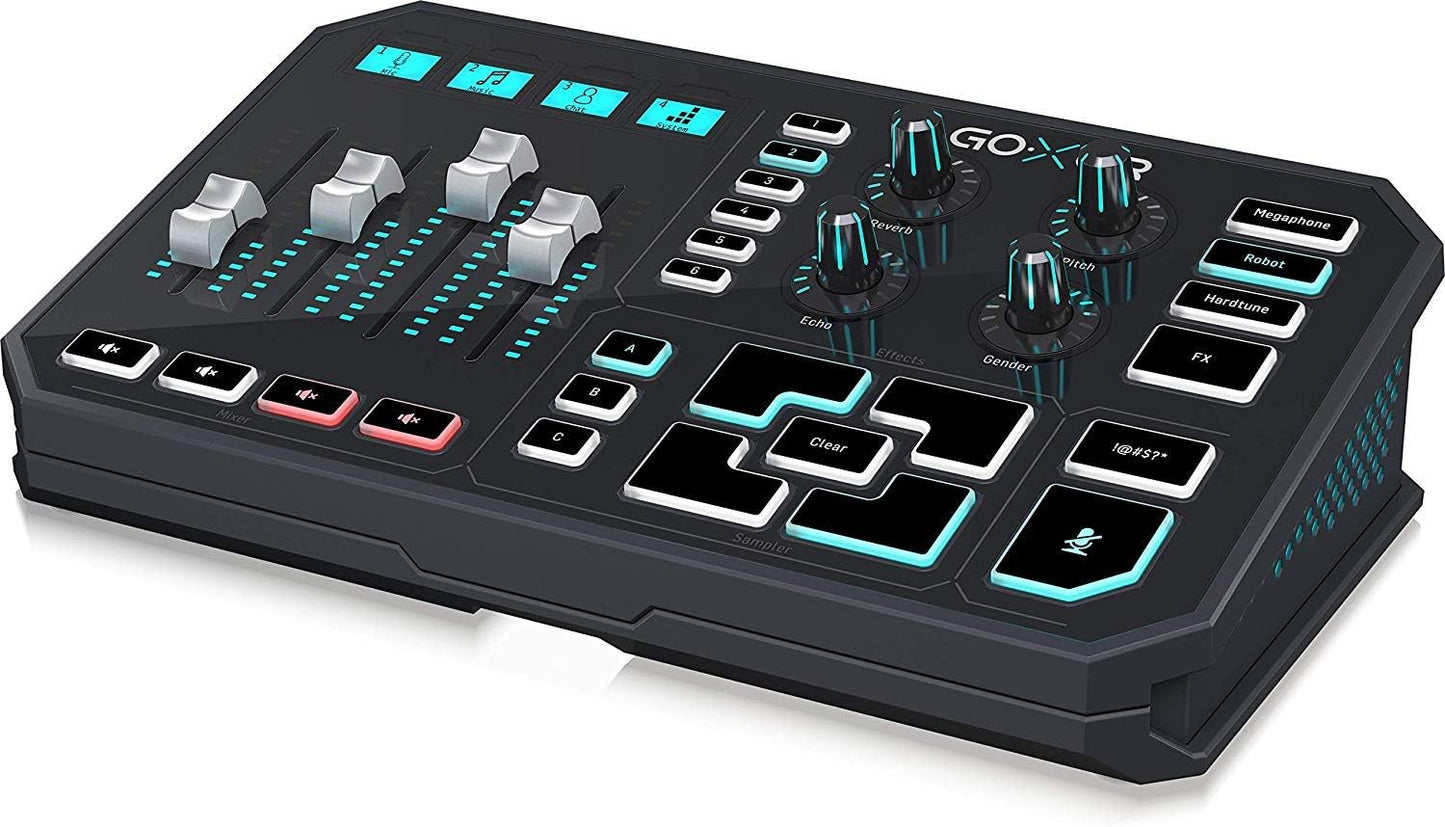 TC Helicon GoXLR mixage 4 canaux, effets vocaux, faders motorisés, PC