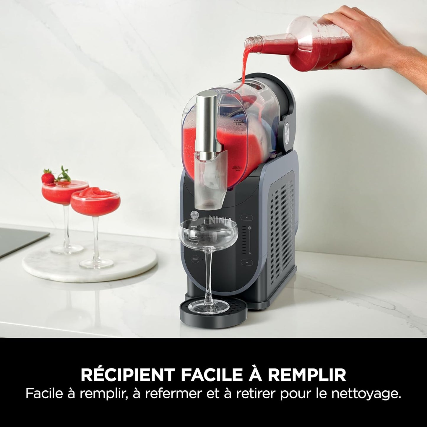 Ninja SLUSHi machine boissons glacées 1.9L, milkshake, TikTok, sans glace