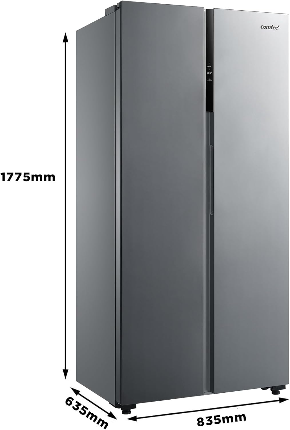 Comfee' RCS609IX2 frigo américain 460L, no frost, inverter, inox, double zone
