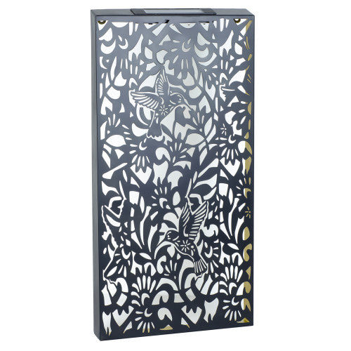Panneau solaire mural en métal colibri grand/petit