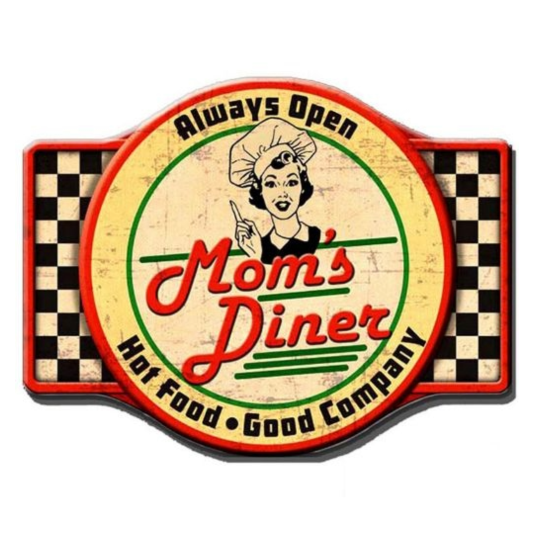Plaque du Mom's Diner