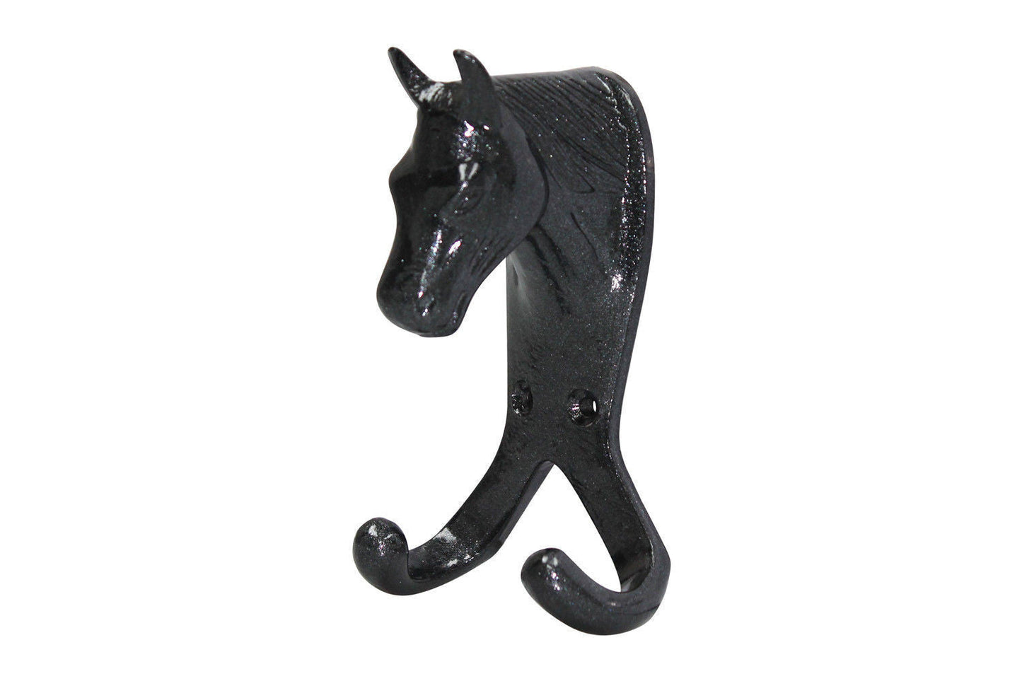 Perry Equestrian Tête de cheval Double crochet mural d'écurie Patère Cheval Poney