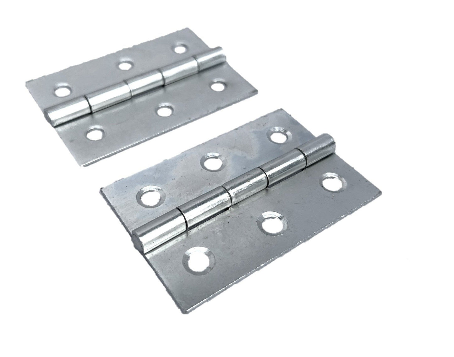 Charnières de porte nickelées de 75 mm (3 po) - Pack multiple