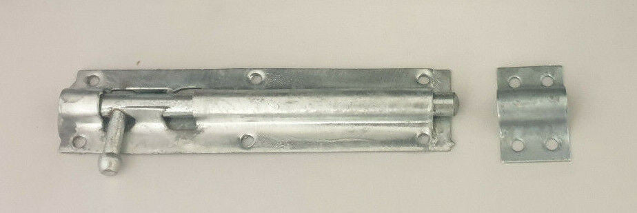 Lot de 2 verrous de portail coulissants galvanisés de 15 cm pour abri de jardin