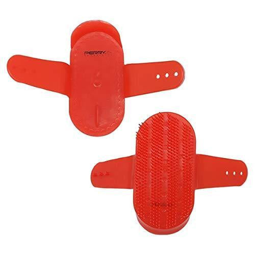 Étrille en plastique Perry Equestrian, accessoire de toilette pour chevaux et poneys de taille moyenne
