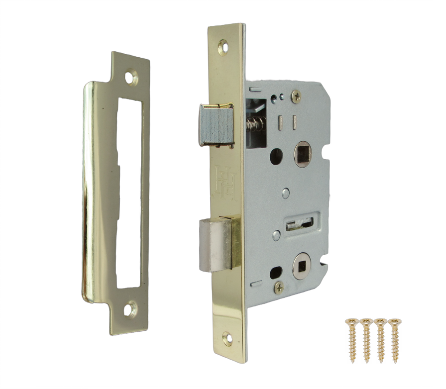 Serrure à guillotine réversible pour salle de bain, 2,5" et 3"