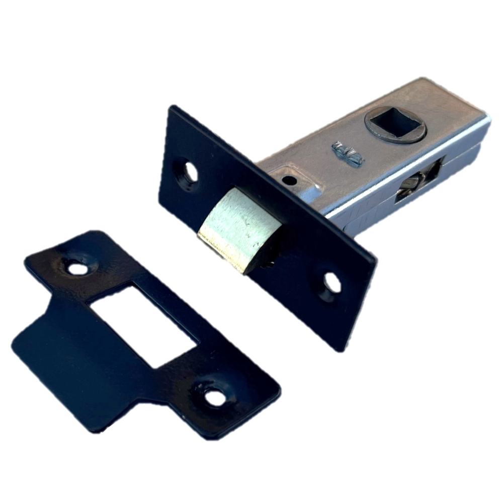 Loquet tubulaire à mortaise 2,5" 63 mm Poignée de porte intérieure NOIRE 1-10