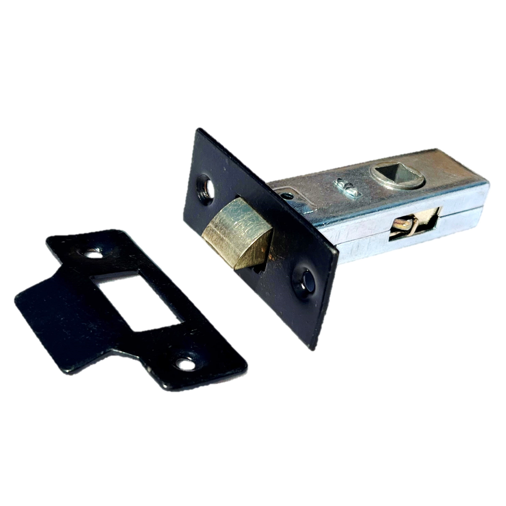 Loquet tubulaire à mortaise 2,5" 63 mm Poignée de porte intérieure NOIRE 1-10
