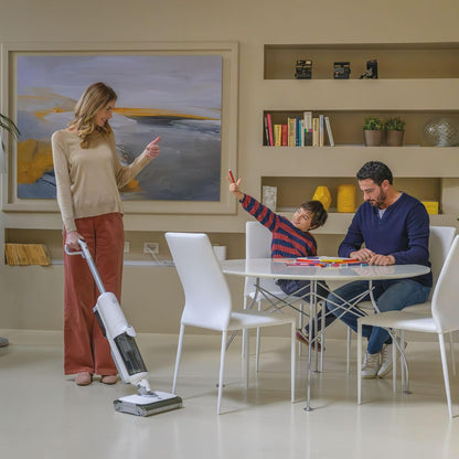 Hoover HW500 aspirateur sans fil laveur 230W, rouleaux, détection, auto-nettoyage