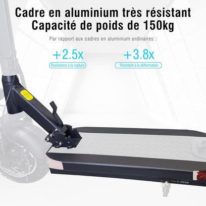 JOYOR Y6S trottinette électrique 48V 18Ah, 55–75km, clé de démarrage