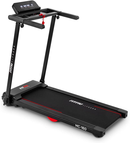 FITFIU MC-160 tapis de course/marche 2-en-1, Bluetooth, app, compact